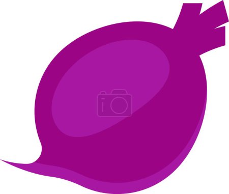 Illustration for Beetroot   icon  vector illustration - Royalty Free Image
