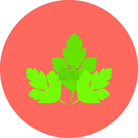 Ilustración de "verde "icono, ilustración vectorial - Imagen libre de derechos
