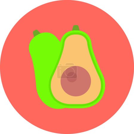 Illustration for "fruit " icon, vector illustration - Royalty Free Image