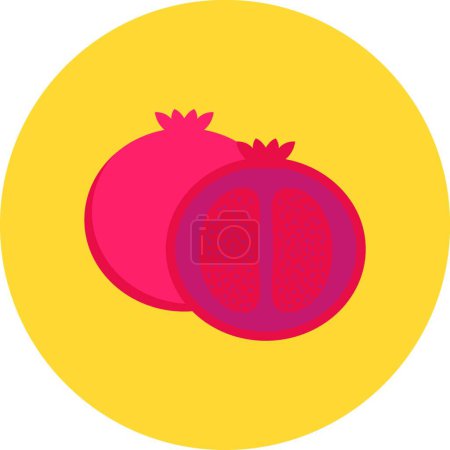 Ilustración de Icono de granada vector ilustración - Imagen libre de derechos