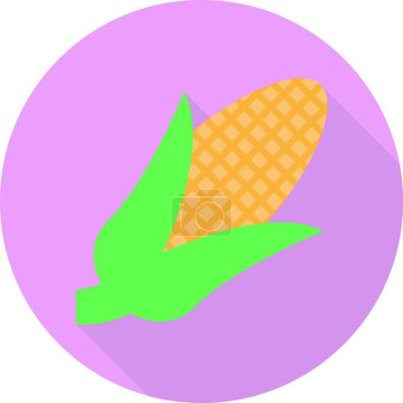 Illustration for "maize " icon, vector illustration - Royalty Free Image
