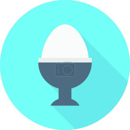 Illustration for Egg stand icon, vector illustration - Royalty Free Image