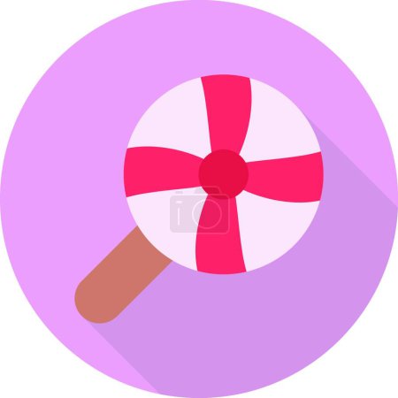 Illustration for "lollipop " icon, vector illustration - Royalty Free Image
