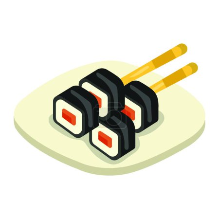 Téléchargez les illustrations : Icône japonaise, illustration vectorielle - en licence libre de droit