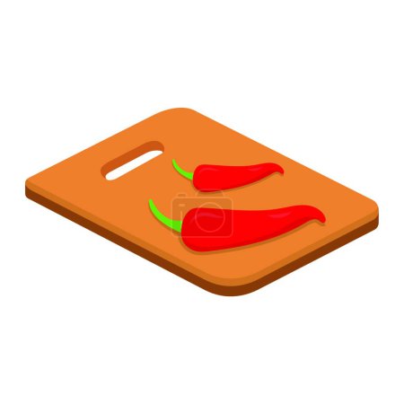 Ilustración de "pimienta "icono, ilustración vectorial - Imagen libre de derechos