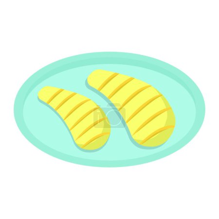 Illustration for "meat " icon, vector illustration - Royalty Free Image