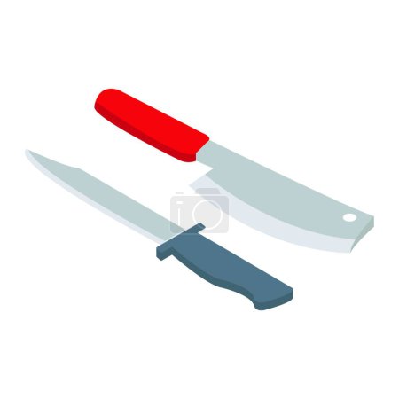 Illustration for "butcher " icon, vector illustration - Royalty Free Image
