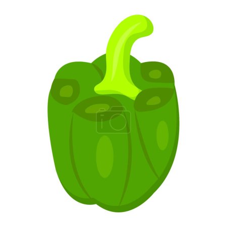 Illustration for "pepper " icon, vector illustration - Royalty Free Image