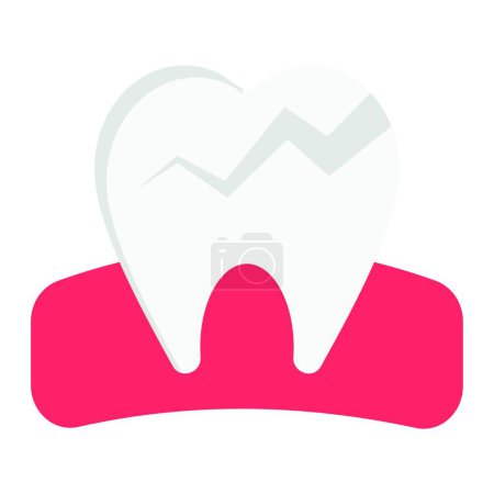 Illustration for "cavity " icon, vector illustration - Royalty Free Image