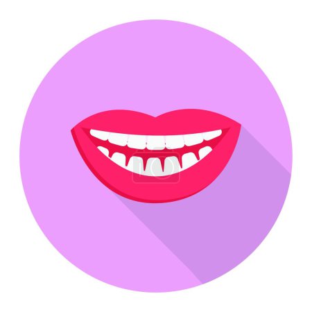 Téléchargez les illustrations : "dentaire "icône, illustration vectorielle - en licence libre de droit