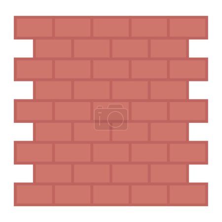 Illustration for "bricks " icon, vector illustration - Royalty Free Image