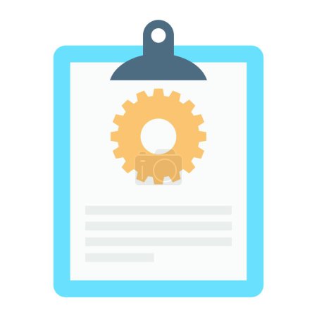 Illustration for "report " icon, vector illustration - Royalty Free Image