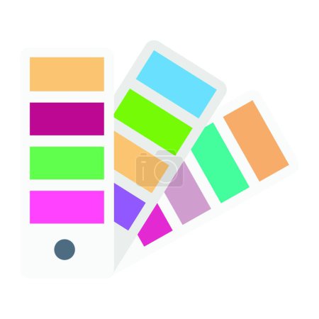 Ilustración de "colores "icono, ilustración vectorial - Imagen libre de derechos