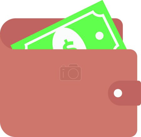 Ilustración de "dinero "icono, ilustración vectorial - Imagen libre de derechos
