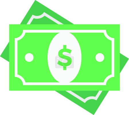 Illustration for "cash " icon, vector illustration - Royalty Free Image