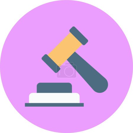 Illustration for "law " icon, vector illustration - Royalty Free Image