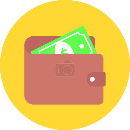 Illustration for "money " icon, vector illustration - Royalty Free Image