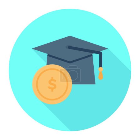 Illustration for "diploma " icon, vector illustration - Royalty Free Image