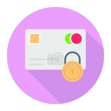 Illustration for "lock " icon, vector illustration - Royalty Free Image