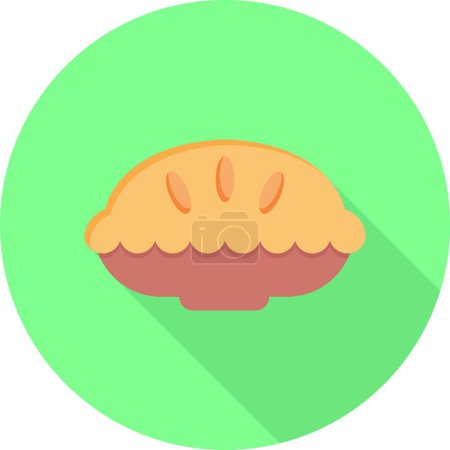 Illustration for "cake " icon, vector illustration - Royalty Free Image