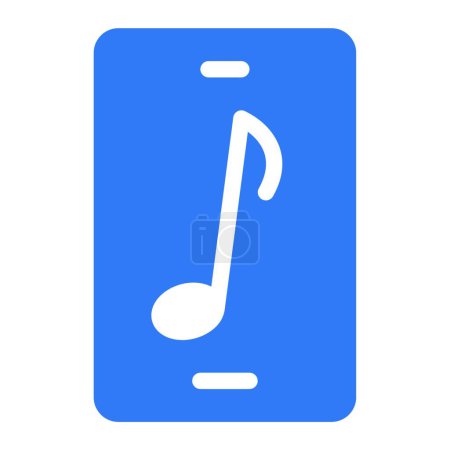 Ilustración de "música "icono, ilustración vectorial - Imagen libre de derechos