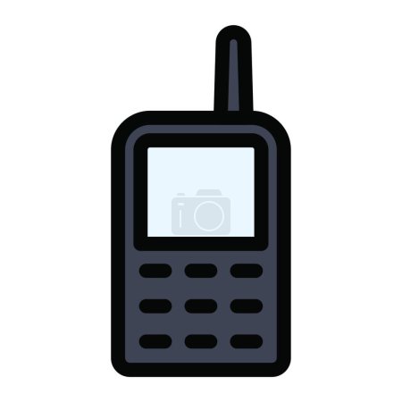 Illustration for "phone " icon, vector illustration - Royalty Free Image