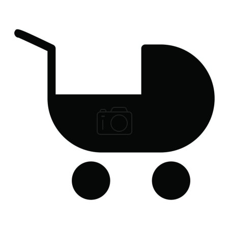 Téléchargez les illustrations : "icône de bébé, illustration vectorielle - en licence libre de droit