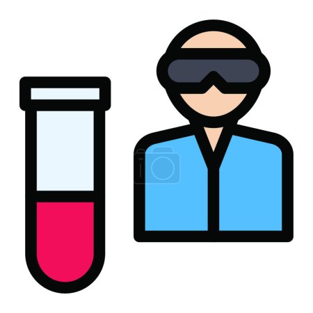Téléchargez les illustrations : "lab "icône, illustration vectorielle - en licence libre de droit