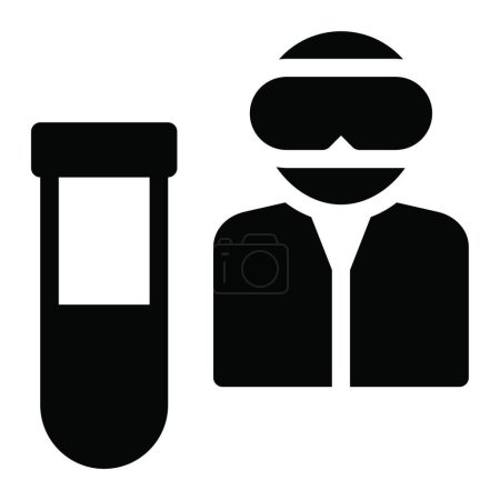 Ilustración de "laboratorio "icono, ilustración vectorial - Imagen libre de derechos