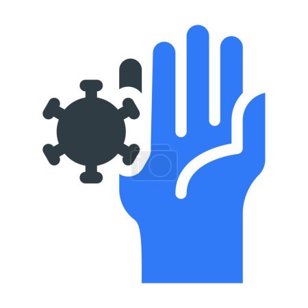 Illustration for "germs " icon, vector illustration - Royalty Free Image
