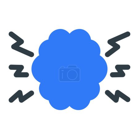 Téléchargez les illustrations : "maux de tête "icône, illustration vectorielle - en licence libre de droit
