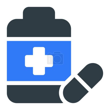 Illustration for "drugs " icon, vector illustration - Royalty Free Image