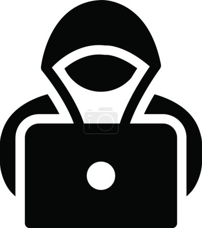 Téléchargez les illustrations : "espion "icône, illustration vectorielle - en licence libre de droit