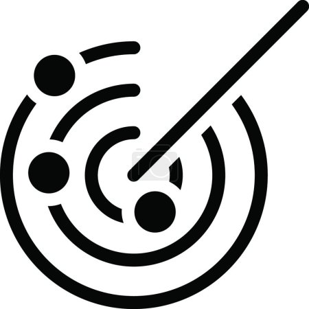 Ilustración de "satélite "icono, ilustración vectorial - Imagen libre de derechos