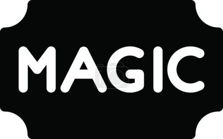 Téléchargez les illustrations : "magie "icône, illustration vectorielle - en licence libre de droit