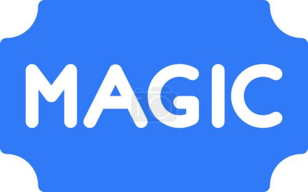 Illustration for "magic " icon, vector illustration - Royalty Free Image