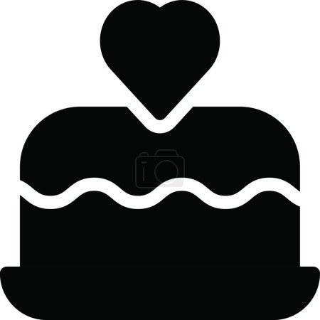Illustration for "love " icon, vector illustration - Royalty Free Image