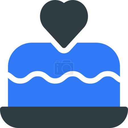 Illustration for "love " icon, vector illustration - Royalty Free Image