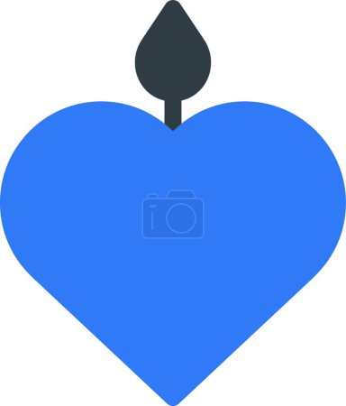 Téléchargez les illustrations : "amour "icône, illustration vectorielle - en licence libre de droit