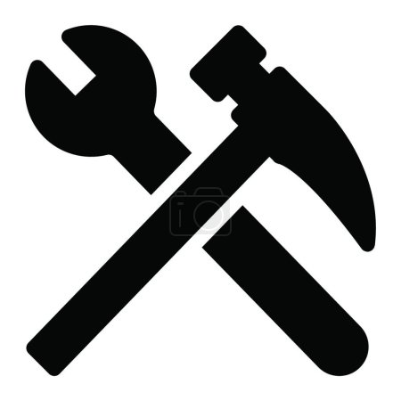 Photo for "tools " icon, vector illustration - Royalty Free Image