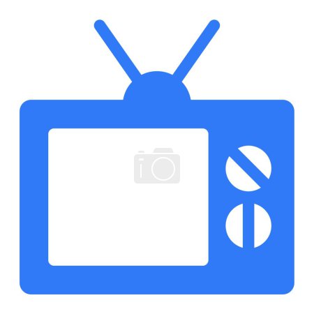 Ilustración de "icono de la antena, ilustración vectorial - Imagen libre de derechos