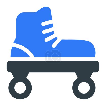 Illustration for "shoe " icon, vector illustration - Royalty Free Image