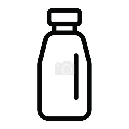 Illustration for "bottle " icon, vector illustration - Royalty Free Image