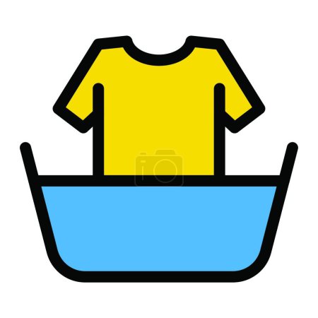 Illustration for "washing " icon, vector illustration - Royalty Free Image