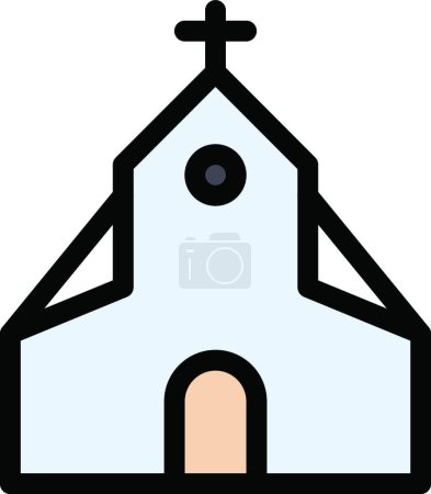 Illustration for "Catholic " icon, vector illustration - Royalty Free Image