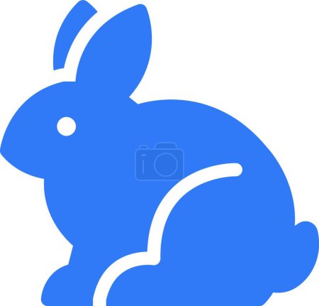 Téléchargez les illustrations : "lapin "icône, illustration vectorielle - en licence libre de droit