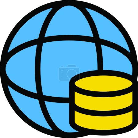 Ilustración de "servidor "icono, ilustración vectorial - Imagen libre de derechos