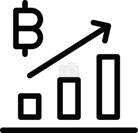 Téléchargez les illustrations : "icône de Bitcoin ", illustration vectorielle - en licence libre de droit