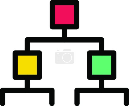 Téléchargez les illustrations : "hiérarchie "icône, illustration vectorielle - en licence libre de droit