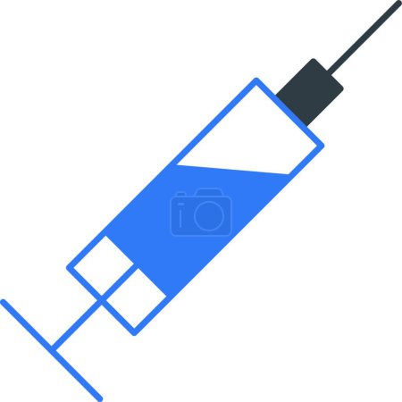 Illustration for "vaccination " icon, vector illustration - Royalty Free Image